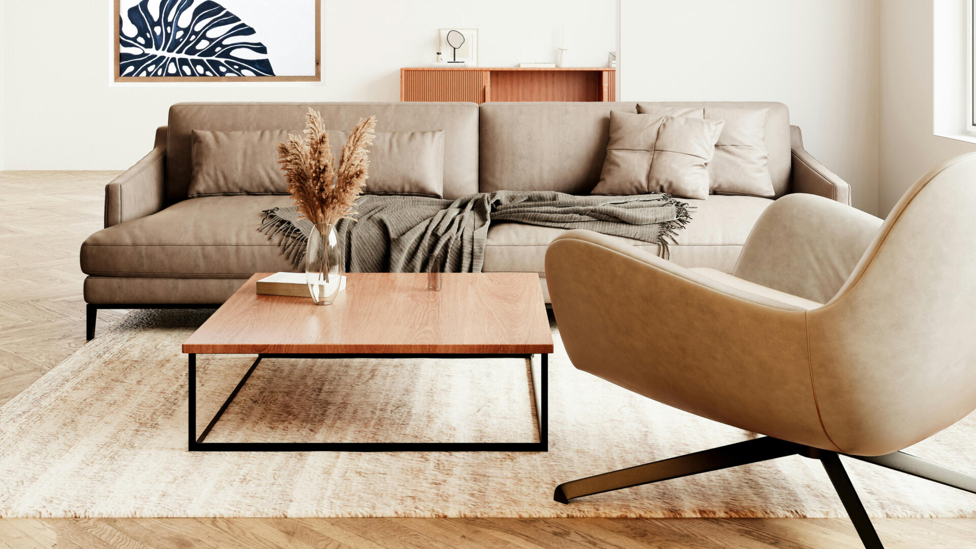 Sitzbereich im Wohnzimmer im Modern Contemporary Stil