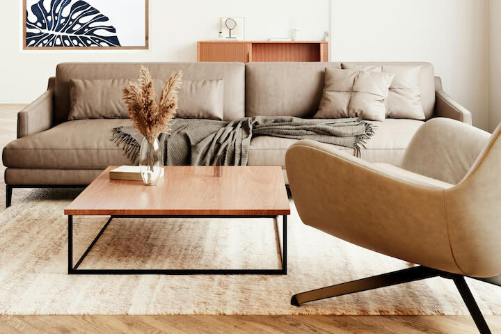 Sitzbereich im Wohnzimmer im Modern Contemporary Stil